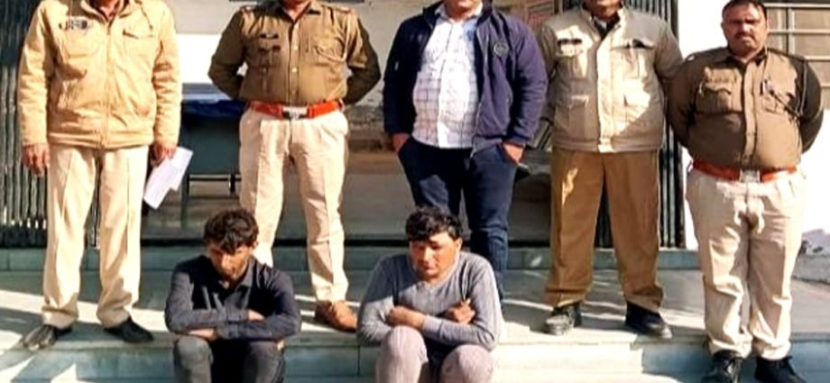 KOTPUTLI-BEHROR: पुलिस ने टायर चोरी के आरोपियों को दबोचा, वारदात में प्रयुक्त ट्रेलर भी बरामद KOTPUTLI-BEHROR: पुलिस ने टायर चोरी के आरोपियों को दबोचा, वारदात में प्रयुक्त ट्रेलर भी बरामद