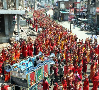 KOTPUTLI-BEHROR: एक शाम गौ माता के नाम: निकली भव्य कलश यात्रा