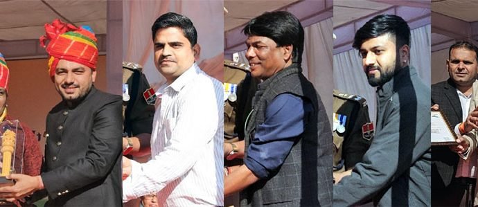 KOTPUTLI-BEHROR: वीरांगनाओं और शहीदों के परिजनों का सम्मान KOTPUTLI-BEHROR: वीरांगनाओं और शहीदों के परिजनों का सम्मान