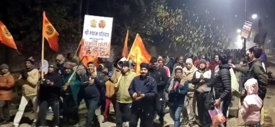 KOTPUTLI-BEHROR: प्रभात फेरी के माध्यम से कोटपूतली में जगा रहे भक्ति की अलख