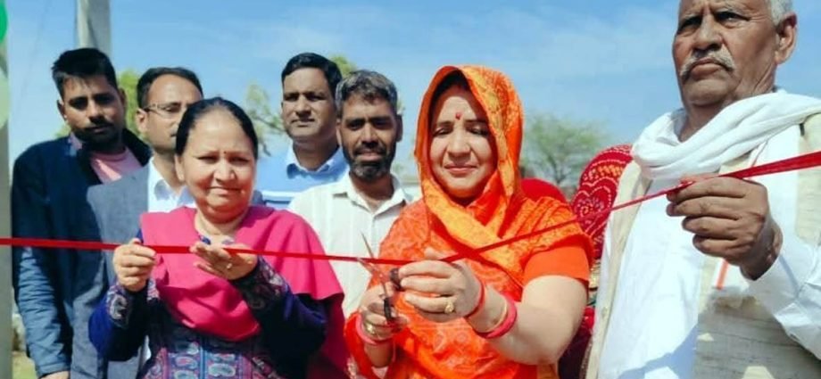 KOTPUTLI-BEHROR: गोपालपुरा स्कूल में मुख्य द्वार का लोकार्पण KOTPUTLI-BEHROR: गोपालपुरा स्कूल में मुख्य द्वार का लोकार्पण