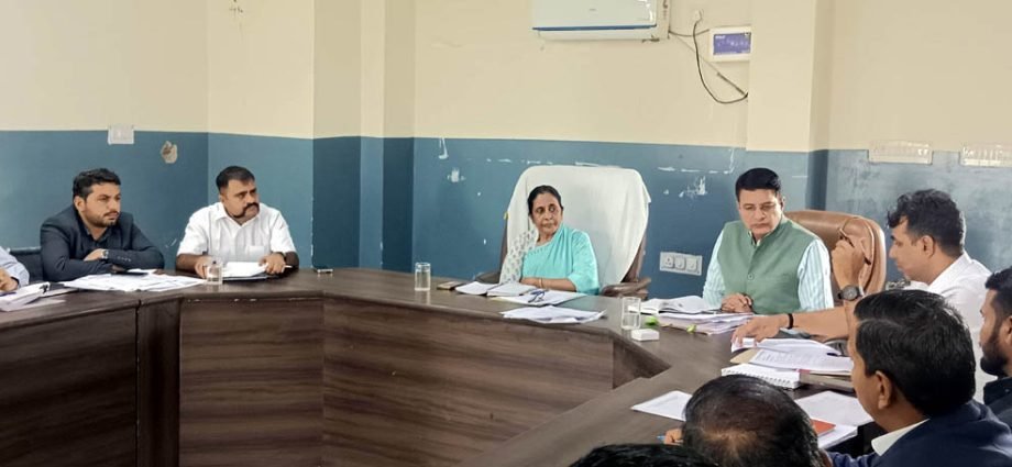 KOTPUTLI-BEHROR: सफाई व्यवस्था और योजनाओं पर किया मंथन KOTPUTLI-BEHROR: सफाई व्यवस्था और योजनाओं पर किया मंथन