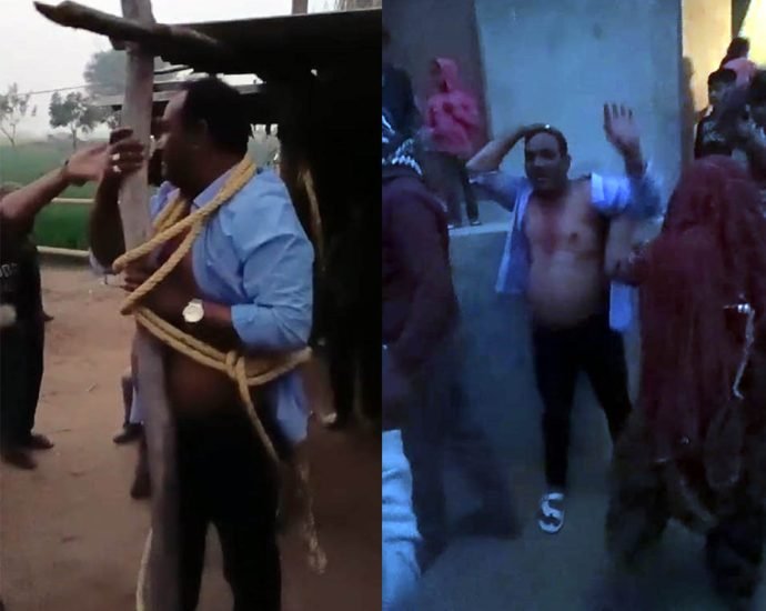 KOTPUTLI-BEHROR: बेटी को ससुराल छोडऩे गए पिता को रस्सियों से बांधकर पीटा KOTPUTLI-BEHROR: बेटी को ससुराल छोडऩे गए पिता को रस्सियों से बांधकर पीटा