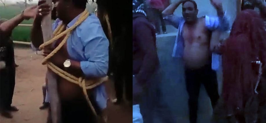 KOTPUTLI-BEHROR: बेटी को ससुराल छोडऩे गए पिता को रस्सियों से बांधकर पीटा KOTPUTLI-BEHROR: बेटी को ससुराल छोडऩे गए पिता को रस्सियों से बांधकर पीटा