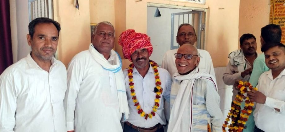 KOTPUTLI-BEHROR: नानगराम सैन को चुना सैन जयंती का अध्यक्ष KOTPUTLI-BEHROR: नानगराम सैन को चुना सैन जयंती का अध्यक्ष