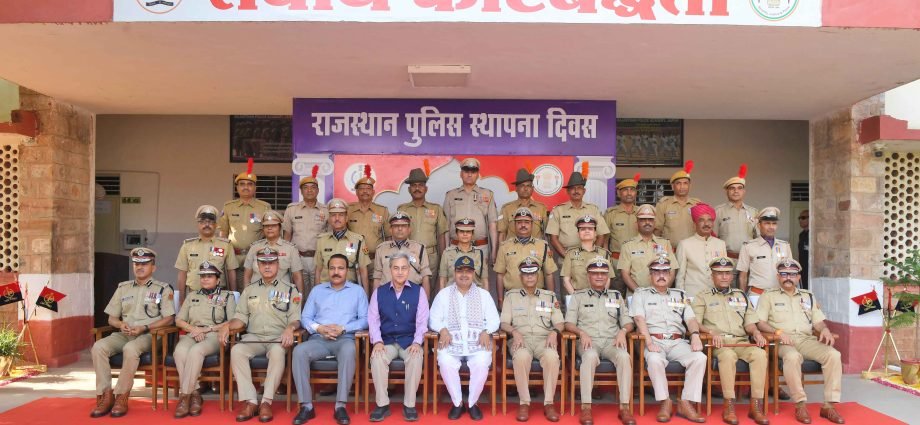 JAIPUR: राजस्थान पुलिस स्थापना दिवस समारोह