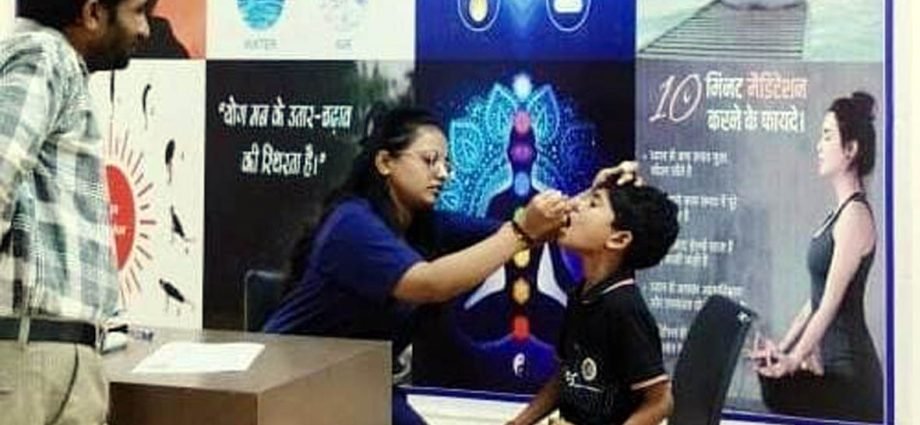 KOTPUTLI-BEHROR: स्वर्ण प्राशन शिविर, 92 बच्चों ने लिया लाभ KOTPUTLI-BEHROR: स्वर्ण प्राशन शिविर, 92 बच्चों ने लिया लाभ