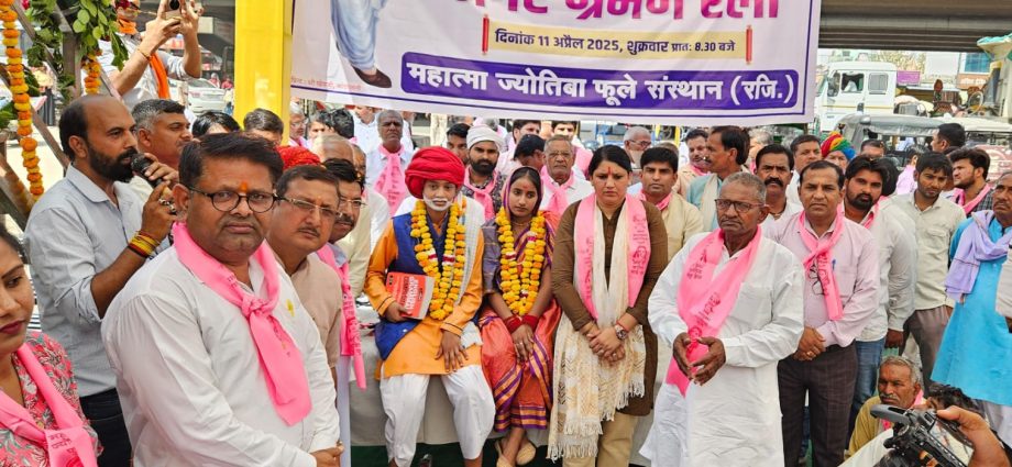 KOTPUTLI-BEHROR: ज्योतिबा फूले जयंती पर गौरवशाली विरासत की झलक