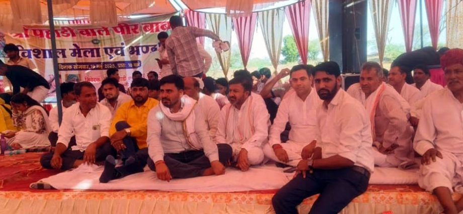 KOTPUTLI-BEHROR: भालोजी में श्री पहाड़ी वाले पीर बाबा का मेला
