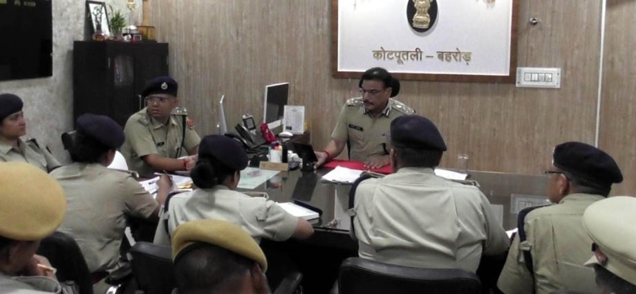 KOTPUTLI-BEHROR: अपराध पर नकेल कसने को तैयार पुलिस प्रशासन KOTPUTLI-BEHROR: अपराध पर नकेल कसने को तैयार पुलिस प्रशासन