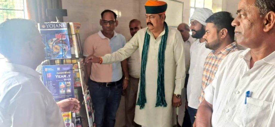 KOTPUTLI-BEHROR: महाविद्यालय में महिला अभ्यर्थियों के लिए नि:शुल्क लाइब्रेरी शुरु KOTPUTLI-BEHROR: महाविद्यालय में महिला अभ्यर्थियों के लिए नि:शुल्क लाइब्रेरी शुरु