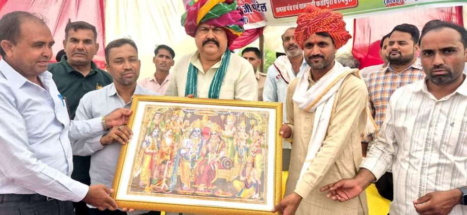 KOTPUTLI-BEHROR: विकास का क्रम निरन्तर रहेगा जारी: पटेल