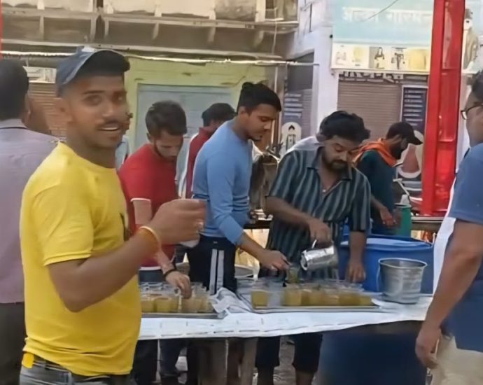 KOTPUTLI-BEHROR: शीतल जल प्याऊ का उद्घाटन हुआ
