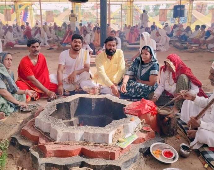 KOTPUTLI-BEHROR: फूटा जोहड़ा धाम में अब तक 15 लाख से अधिक आहुतियां