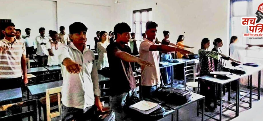राजपूताना में विद्यार्थियों ने ली स्वैच्छिक रक्तदान की शपथ