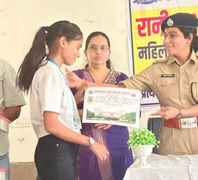 प्रशिक्षण शिविर का हुआ समापन, डीएसपी निर्मला ने दिए सुरक्षा टिप्स