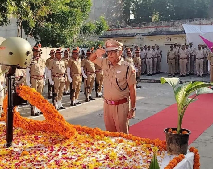 कोटपूतली-बहरोड़ पुलिस लाइन में मनाया गया ‘पुलिस शहीद दिवस’